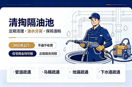 奉节清掏隔油池